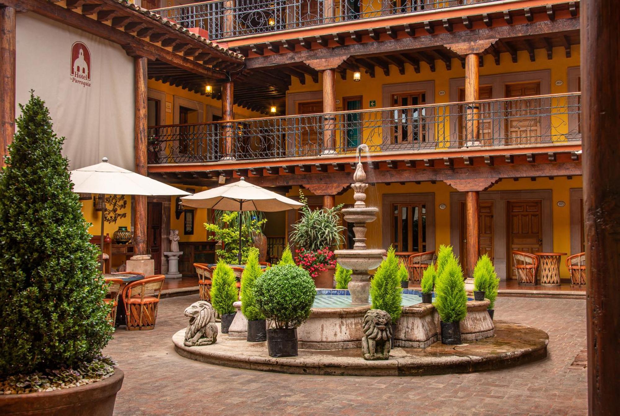 Hotel La Parroquia Пацкуаро Экстерьер фото